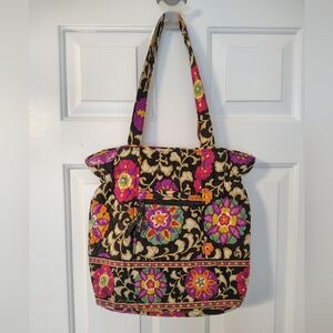 Like New! Vera Bradley Flora Shoulder Bagl Tote
